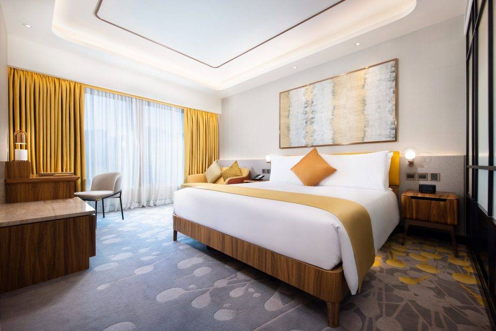 澳門酒店2022 客房設計用色柔和自然。