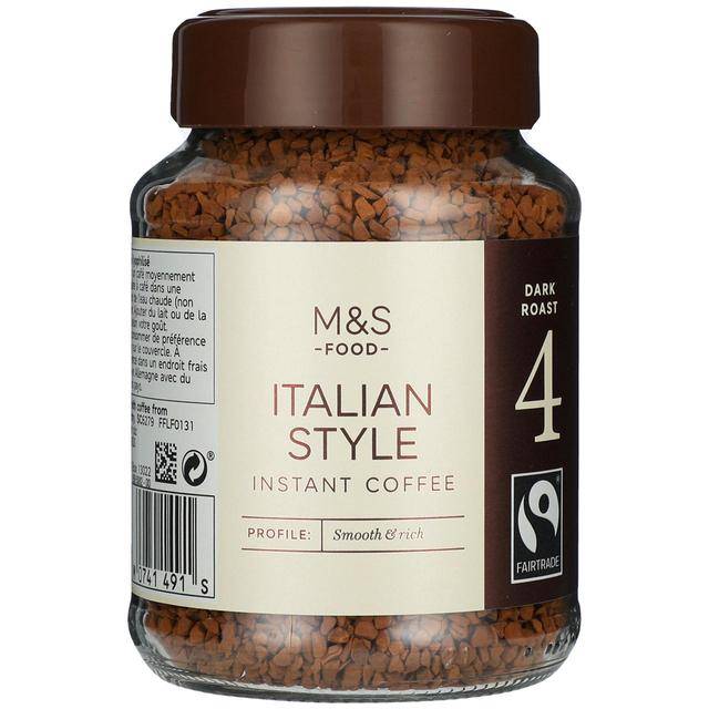 消委會咖啡 M&S Food Italian Style Instant Coffee – Dark Roast 4 – freeze dried