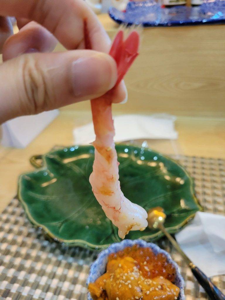 Omakase 冷得不尋常的甜蝦