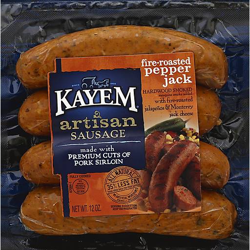 消委會香腸 KAYEM artisan sausage – fire-roasted pepper jack hardwood smoked with fire-roasted