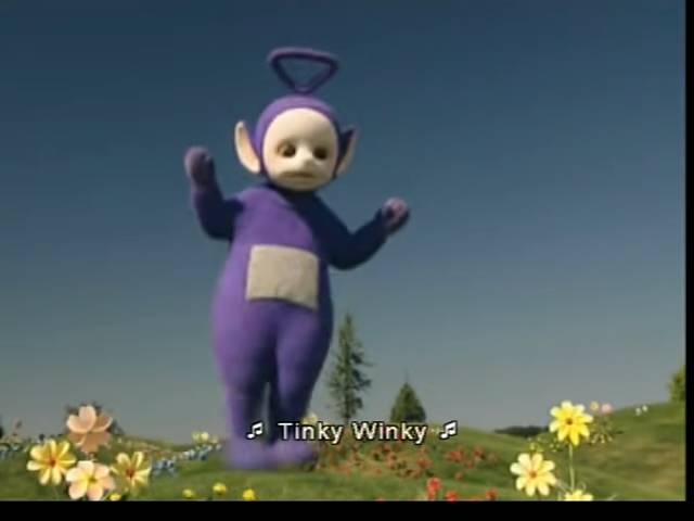 天線得得B 天線得得B 紫色的 Tinky Winky 被認為是白人同性戀。