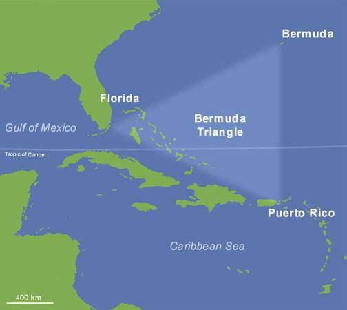 百慕達三角 神秘角度 百慕達魔鬼三角 神秘角度 百慕達三角據說曾發生數百宗飛機及船隻神秘消失事件，掀起超自然現象及陰謀論