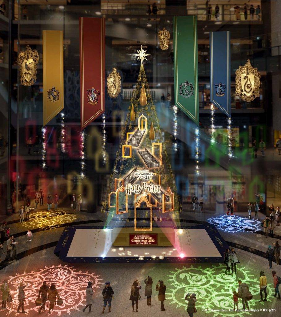 大阪聖誕 聖誕 聖誕燈飾展出期間，巨型聖誕樹還會舉行點燈表演