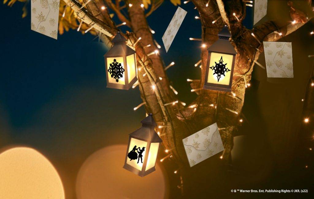 大阪聖誕 聖誕 當中還有16棵樹掛著哈利波特主題燭燈