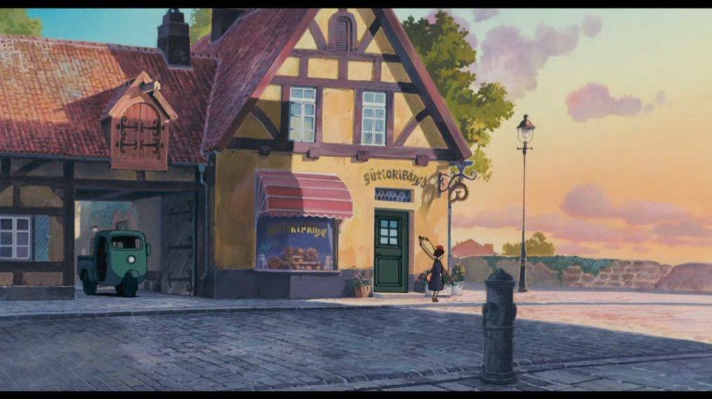 Koriko Cafe外觀以動畫《魔女宅急便》女主角魔女琪琪打工寄宿的麵包店作為設計藍本