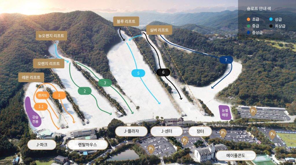 韓國首爾滑雪場 歎世界 首爾 7條滑雪道
