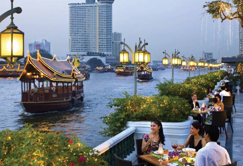 曼谷美食 美食推介 曼谷浪漫晚餐 湄南河旁邊