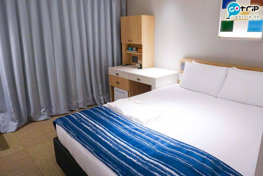 沖繩酒店 編輯建議選擇單床房，空間較好用。