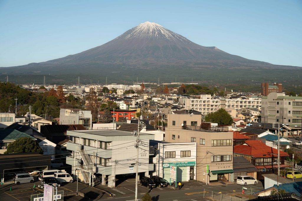 富士宮市 景點推介 頂層的展望台可以將富士山及富士宮市一同拍下。
