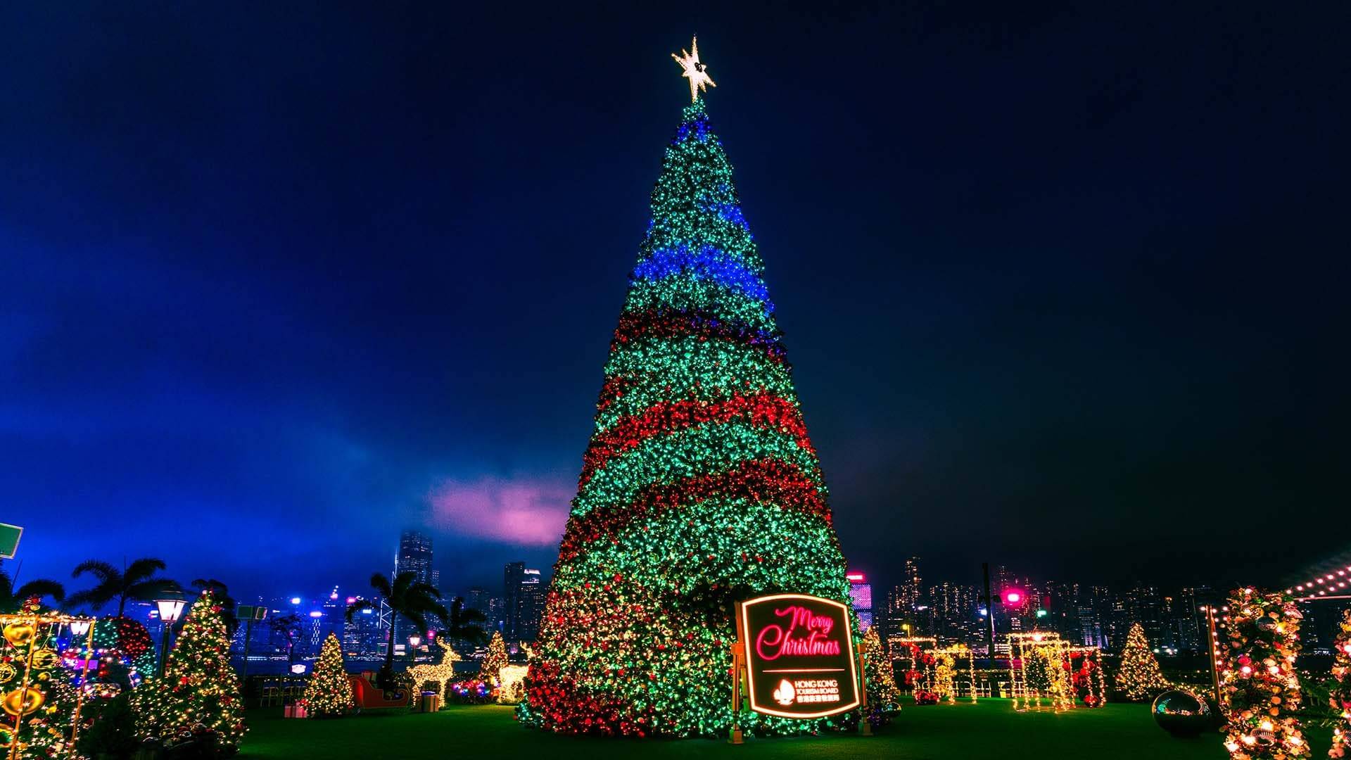 西九聖誕歐陸小鎮！全港最高巨型聖誕樹＋8大聖誕村小屋