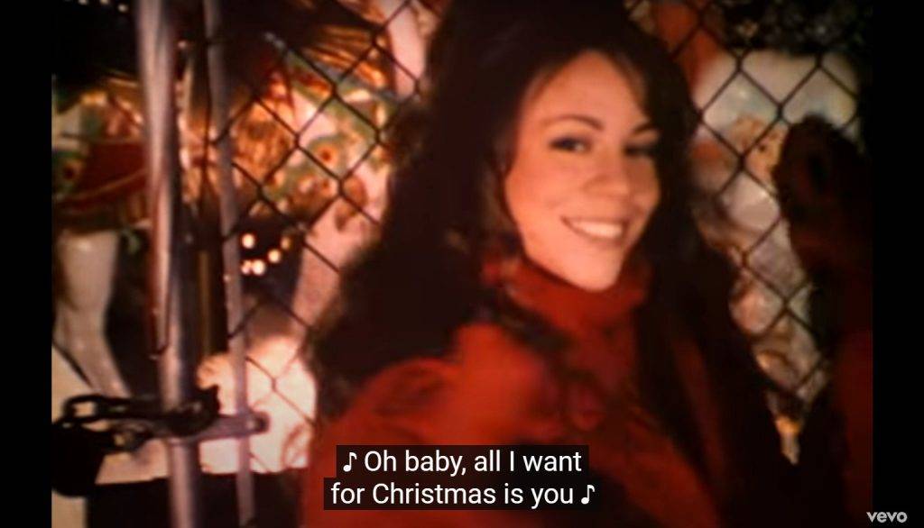 聖誕歌 洗腦 《All I Want For Christmas Is You》是一首十分浪漫的歌。