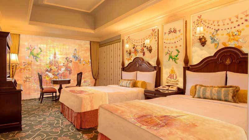 東京迪士尼40週年慶 東京迪士尼 40週年 東京迪士尼樂園大飯店的主題房間價錢由¥78,000起約港幣4,696元）