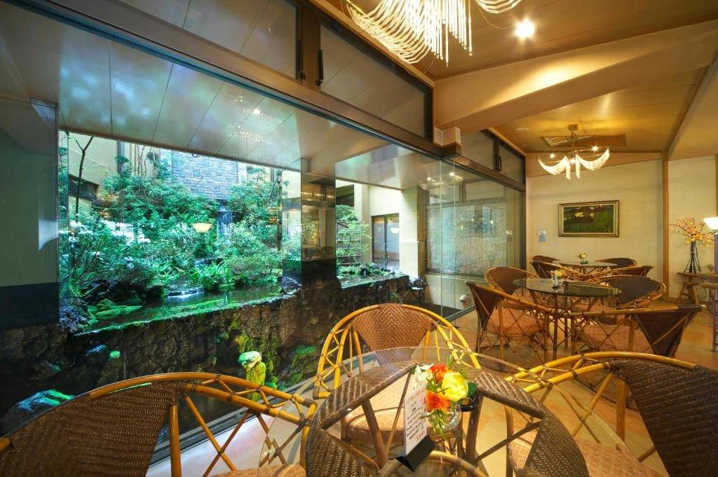 河口湖酒店 酒店環境有特色。