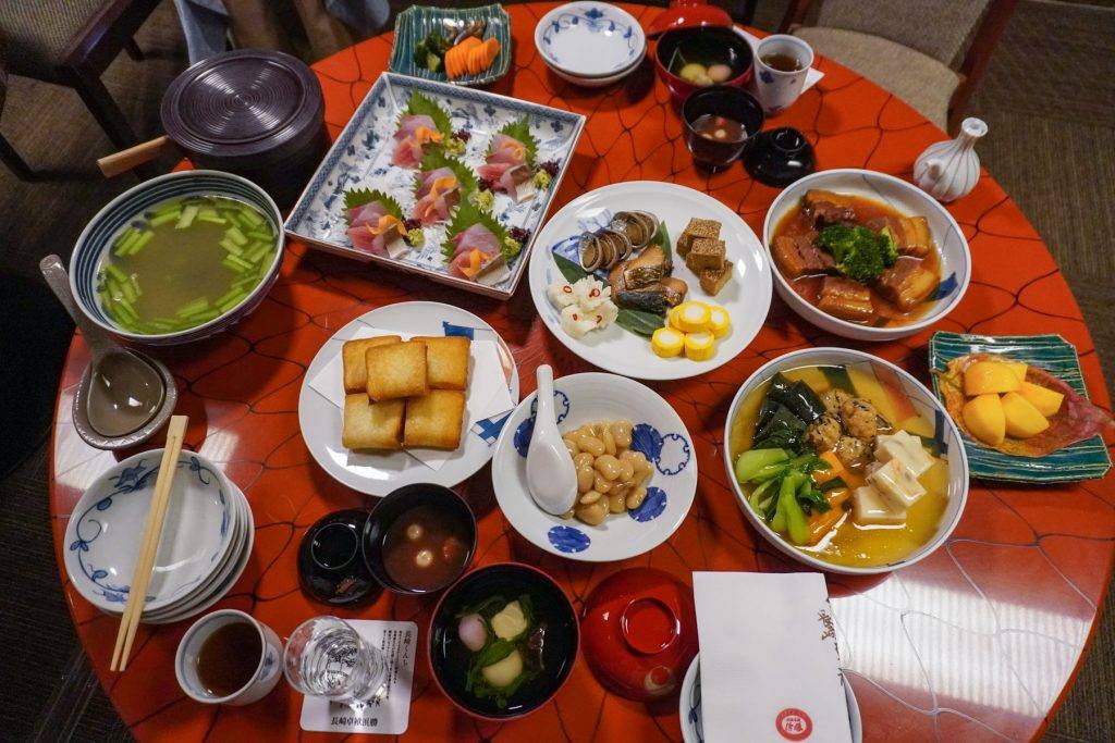 長崎景點 長崎縣 「卓袱」料理，集中國菜、荷蘭菜、日本菜於一體。