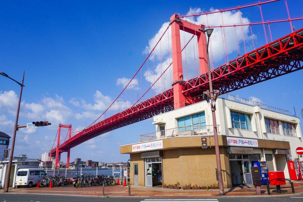 越南酒店 福岡景點 福岡自由行 若戶大橋有點像舊金山的金門大橋。