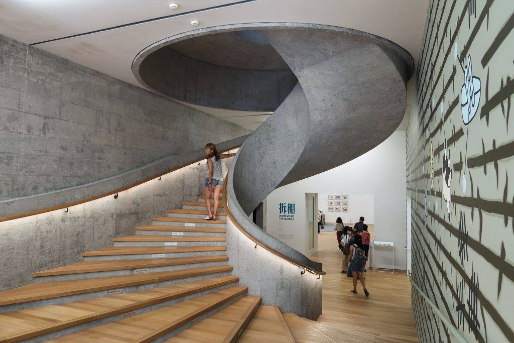 大館 藝術館內的螺旋狀樓梯打卡熱點
