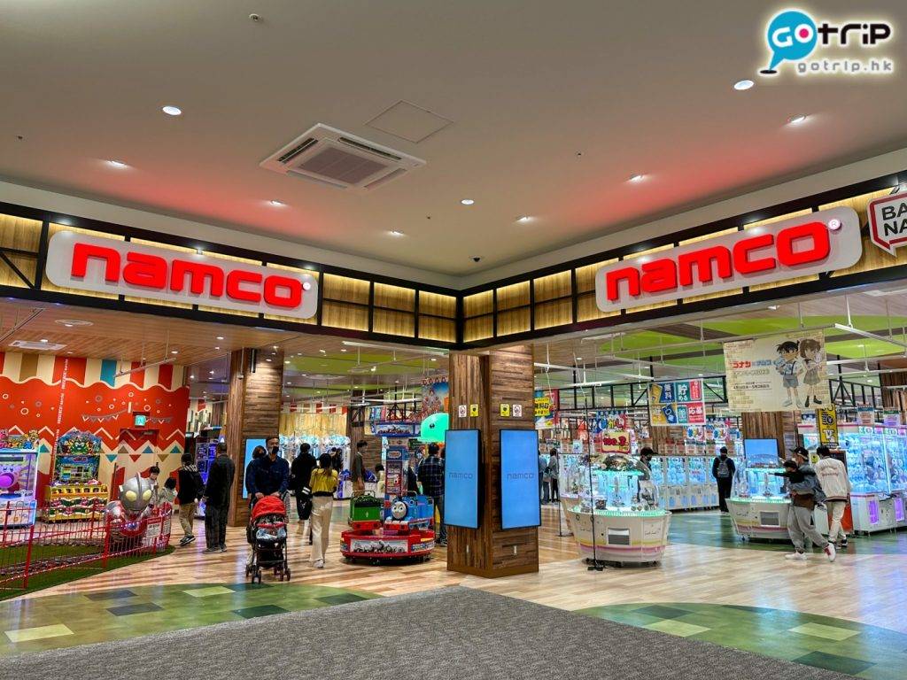 大阪三井Outlet namco店面很大。