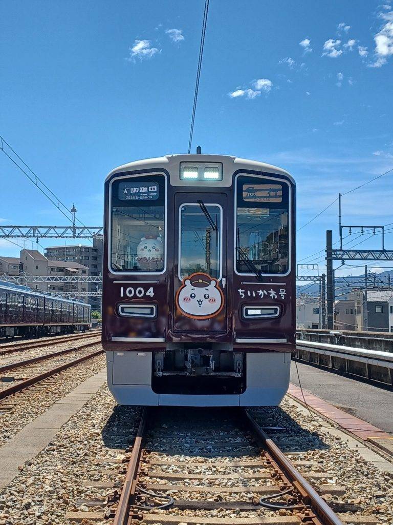 阪急電鐵聯乘Chiikawa小可愛限定主題列車 至明年3月底