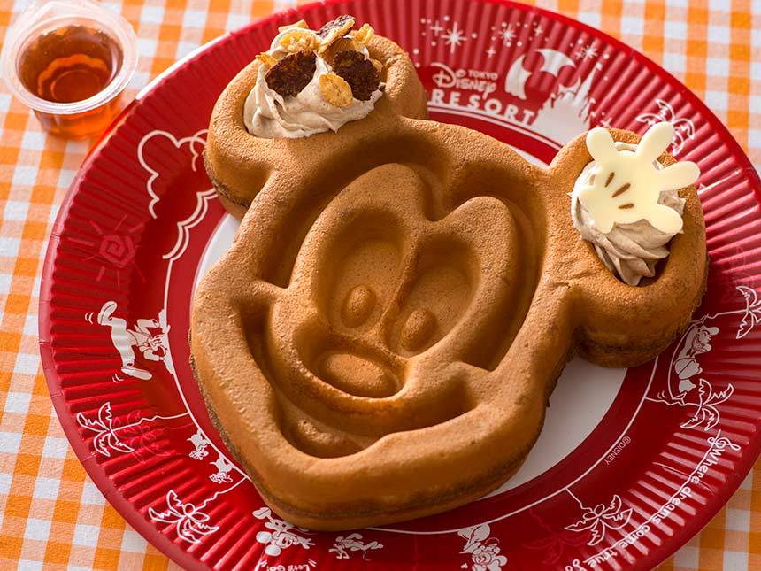 東京迪士尼｜萬聖節嘉年華相隔4年再舉行 7大活動攻略 栗子搭配楓糖漿的米奇華夫餅
