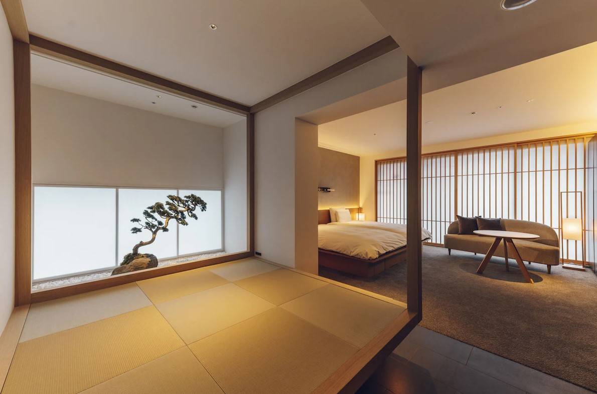 京都酒店 設有榻榻米的小偏廳