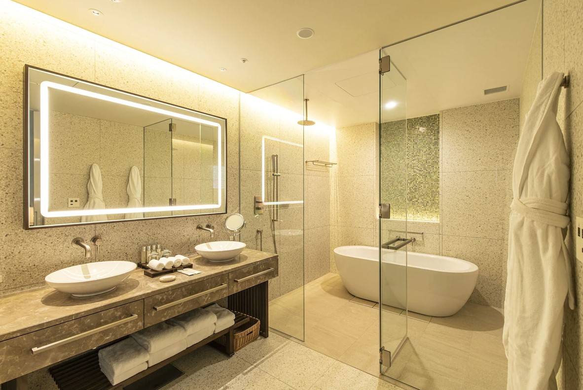 京都酒店 房間設有浴缸，可以消除疲勞