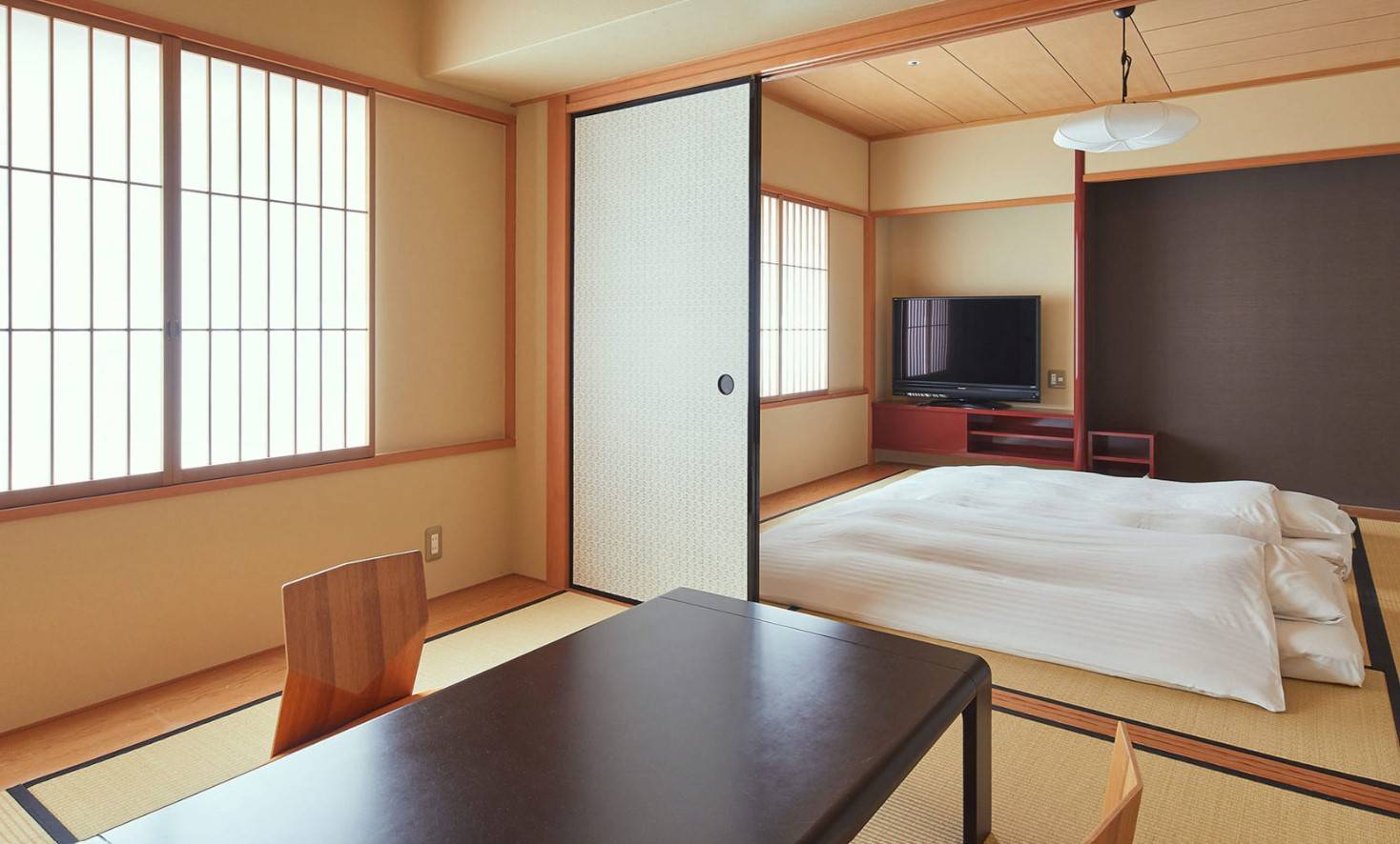 京都酒店 也有具有風情的日式房間