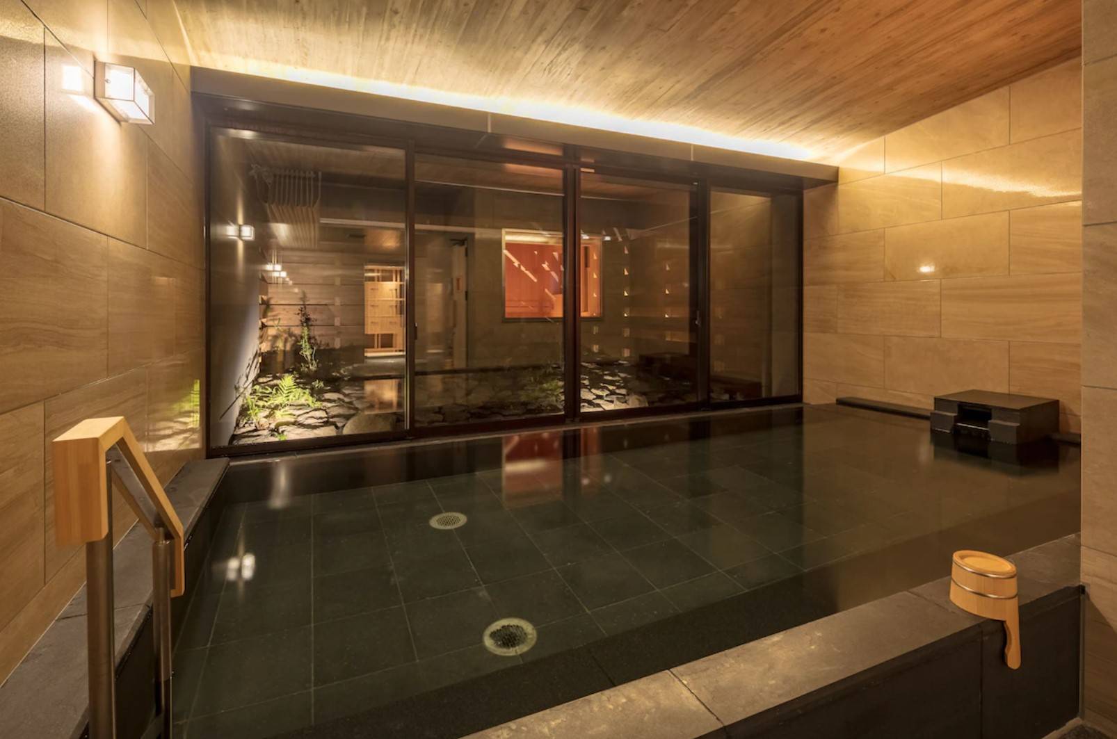 河口湖酒店 公共大浴場能享受自家泉源的天然溫泉