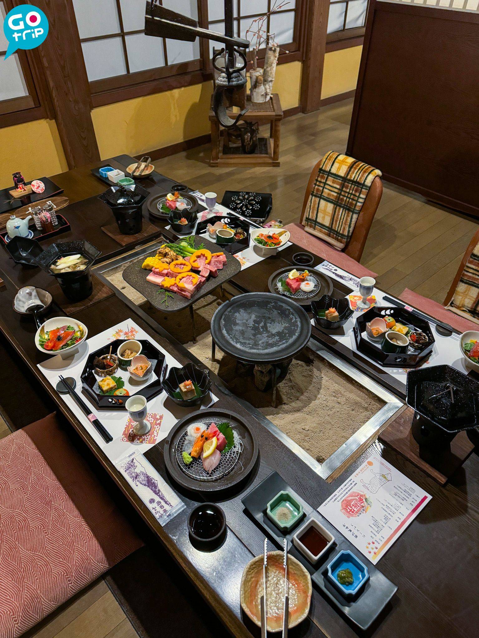 名古屋自由行 和樂亭住客有私人晚飯空間。