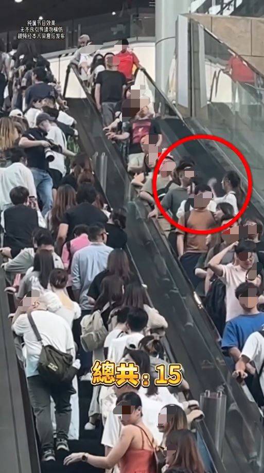 朗豪坊 社會實驗 (圖片來源:Threads)