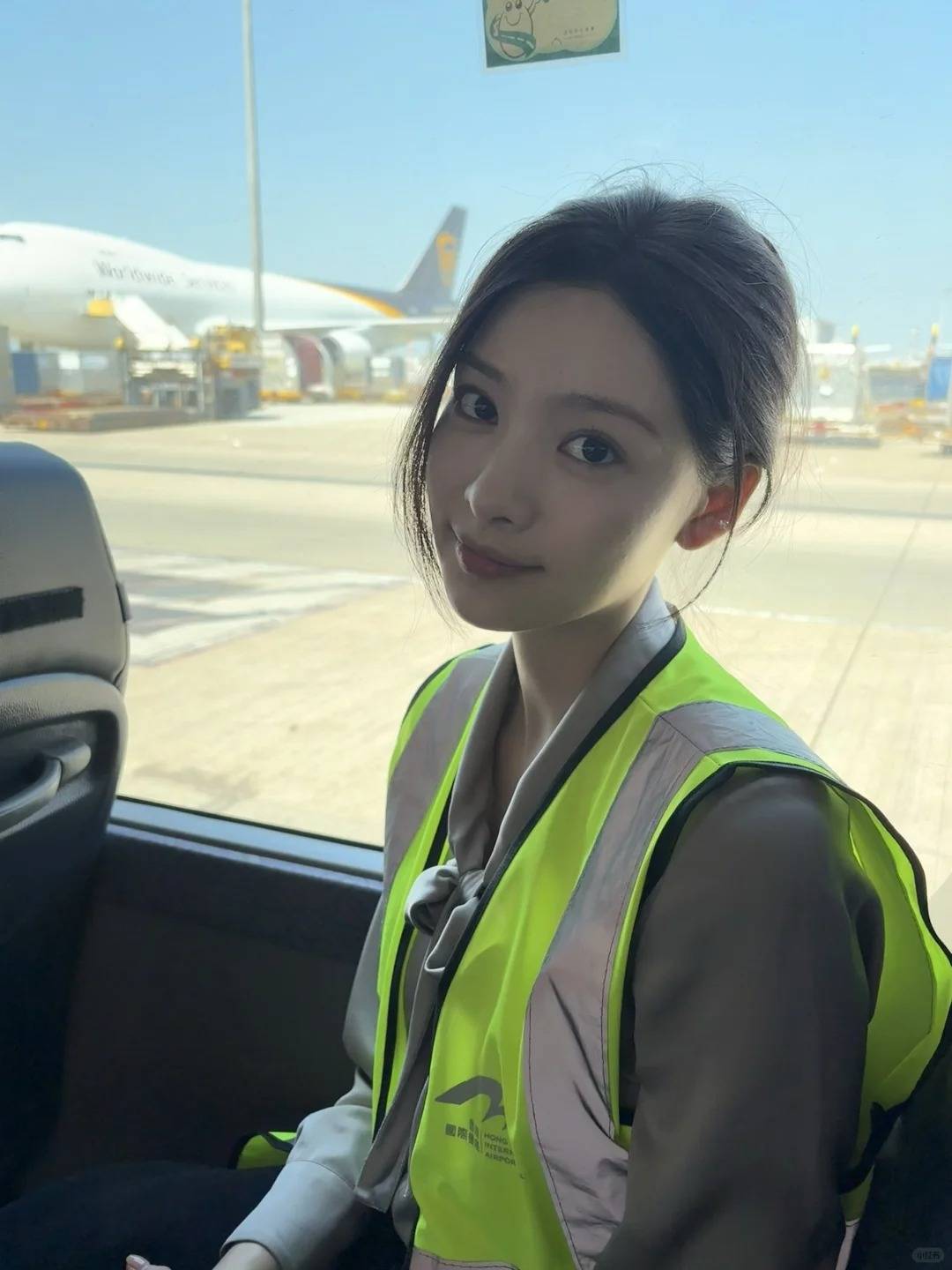 張藝上 香港機場 (圖片來源:小紅書)