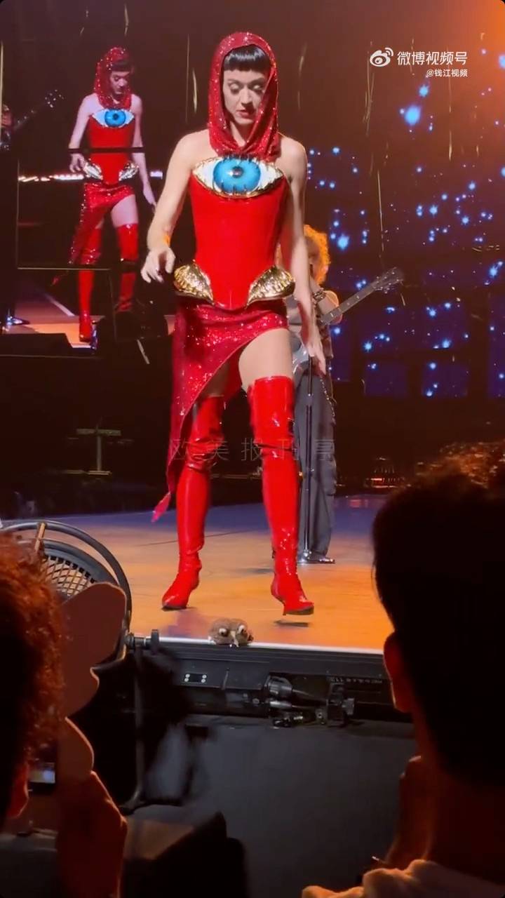 katy perry (圖片來源:微博@钱江视频)