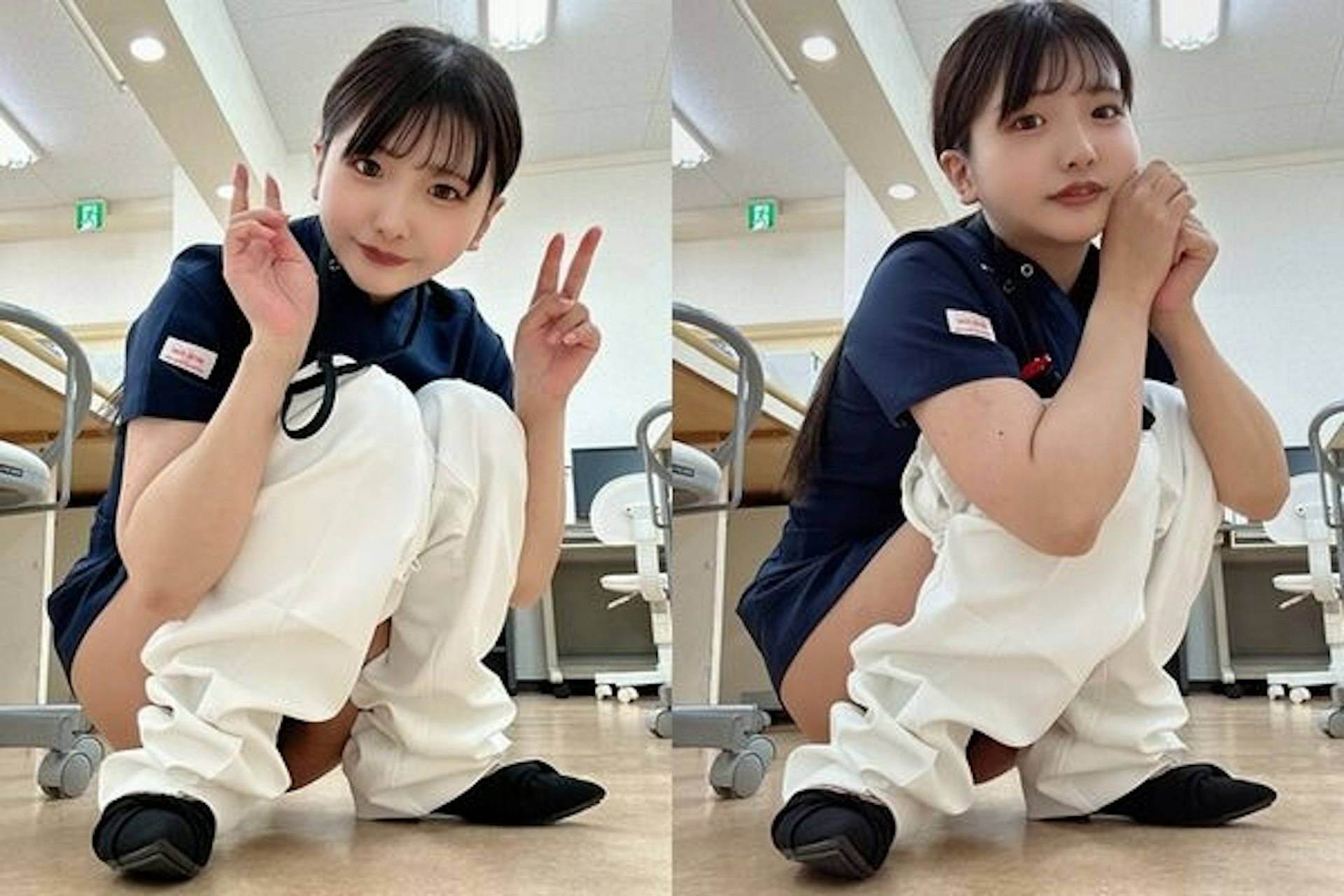 日本護士 社群媒體爭議 (圖片來源:X@i_am_maashi)