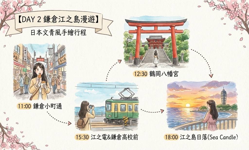 ai繪圖 旅遊規劃 (圖片來源:GOtrip編輯部)