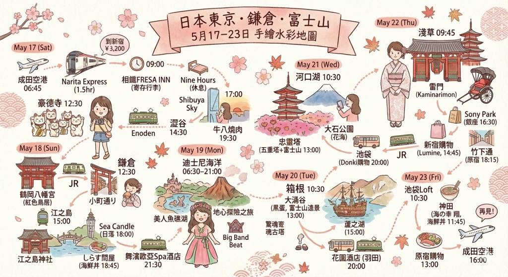 ai繪圖 旅遊規劃 (圖片來源:GOtrip編輯部)