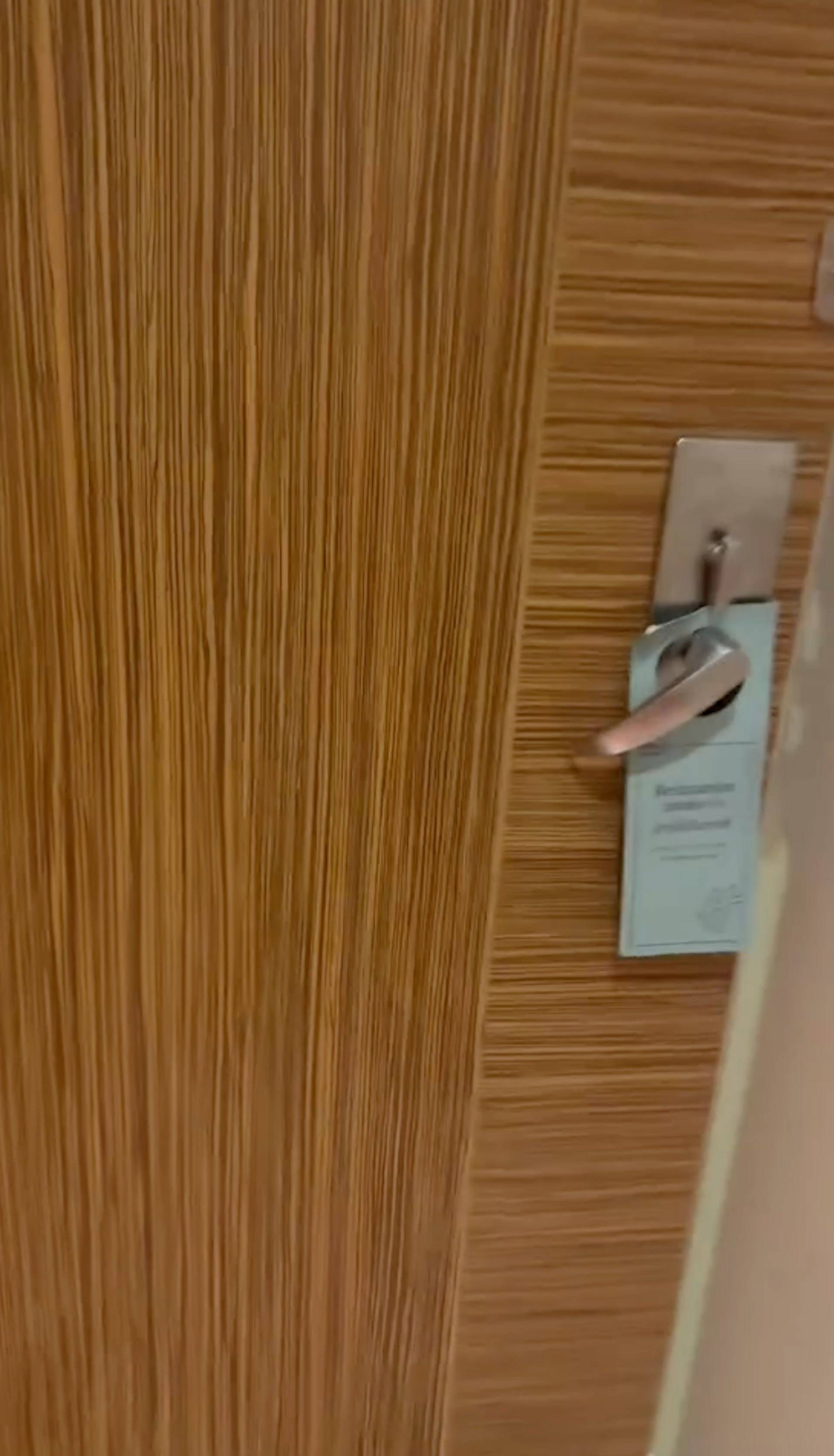 泰國旅遊 酒店保安 (圖片來源:fb“Mirinda Malinrattanawadee”影片截圖)