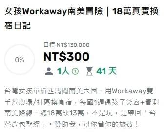 募資爭議 台灣女子 (圖片來源:Facebook)