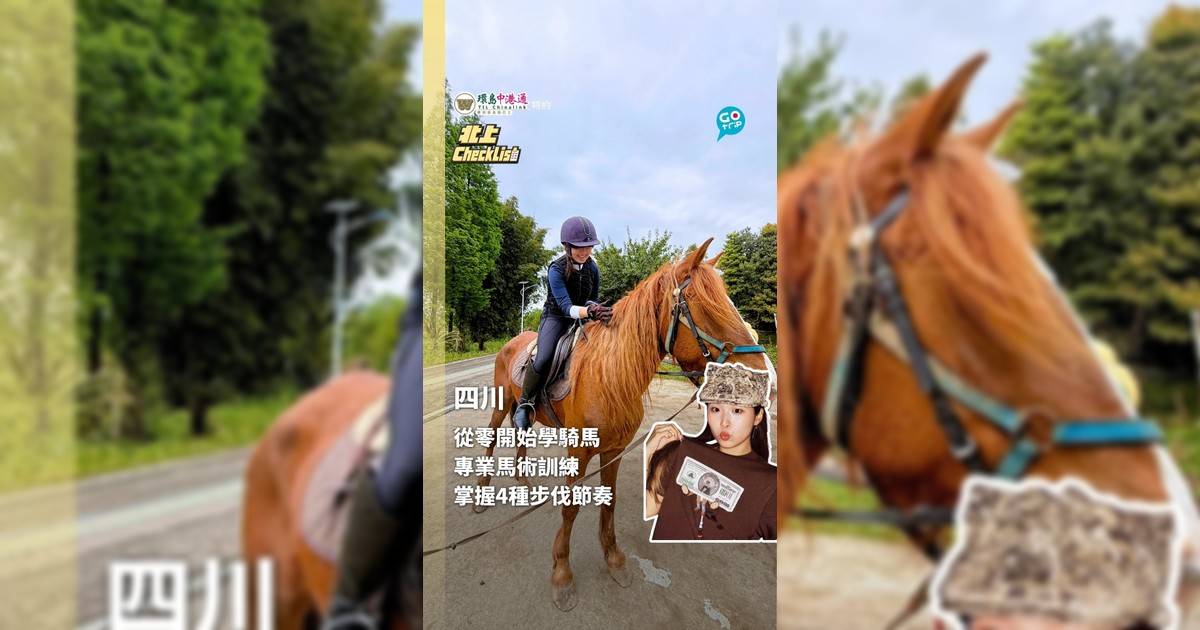 【北上CheckList】在四川從零開始學騎馬 專業馬術訓練掌握4種步伐節奏