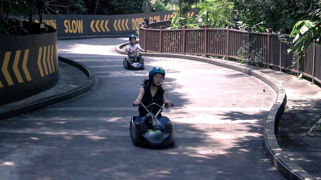 新加坡聖淘沙斜坡滑車LUGE（圖片來源：GOtrip編輯部）