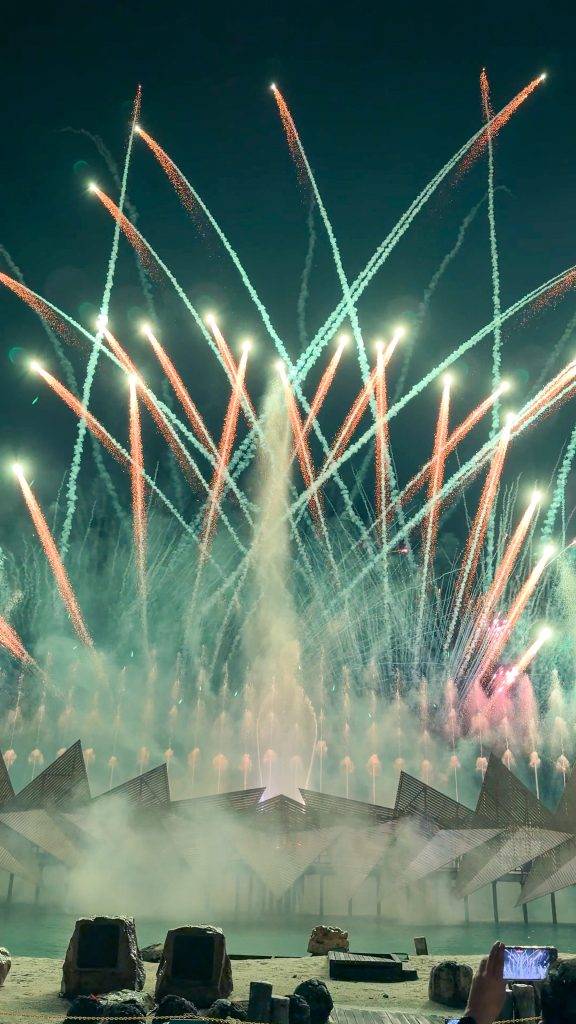 新加坡聖淘沙時光之翼煙花交響曲（圖片來源：GOtrip編輯部）