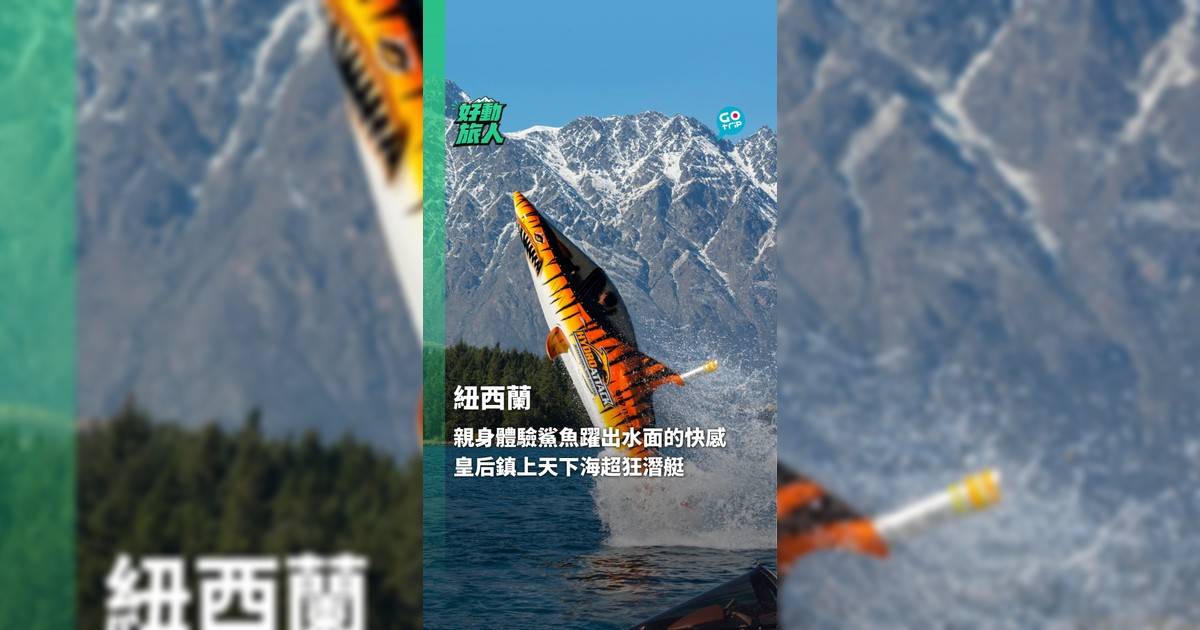親身體驗鯊魚躍出水面的快感 紐西蘭皇后鎮上天下海超狂潛艇